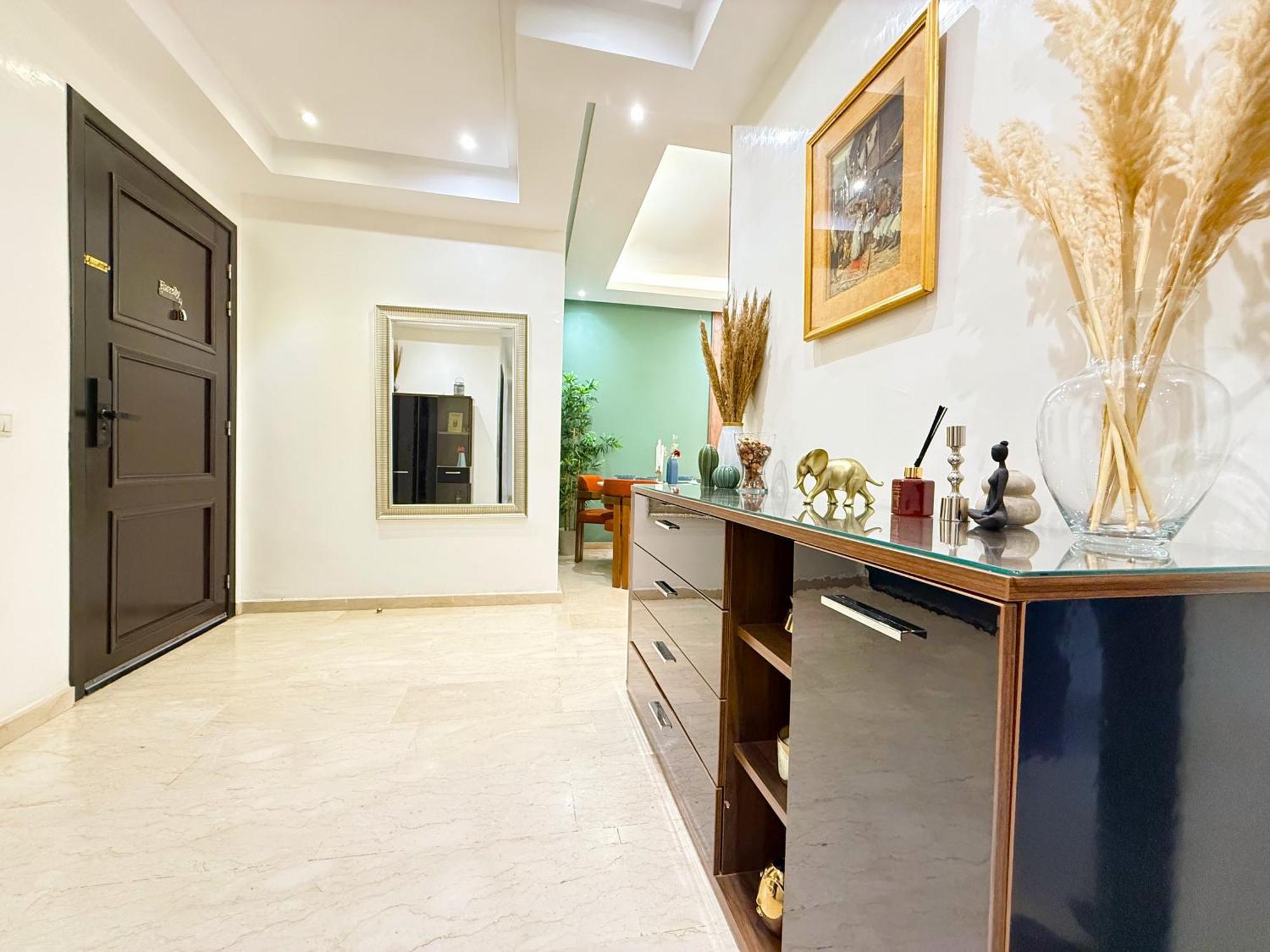 קזבלנקה Cosy Greeny 3 Bdr - Downtown Near Oasis Train And Tramway מראה חיצוני תמונה