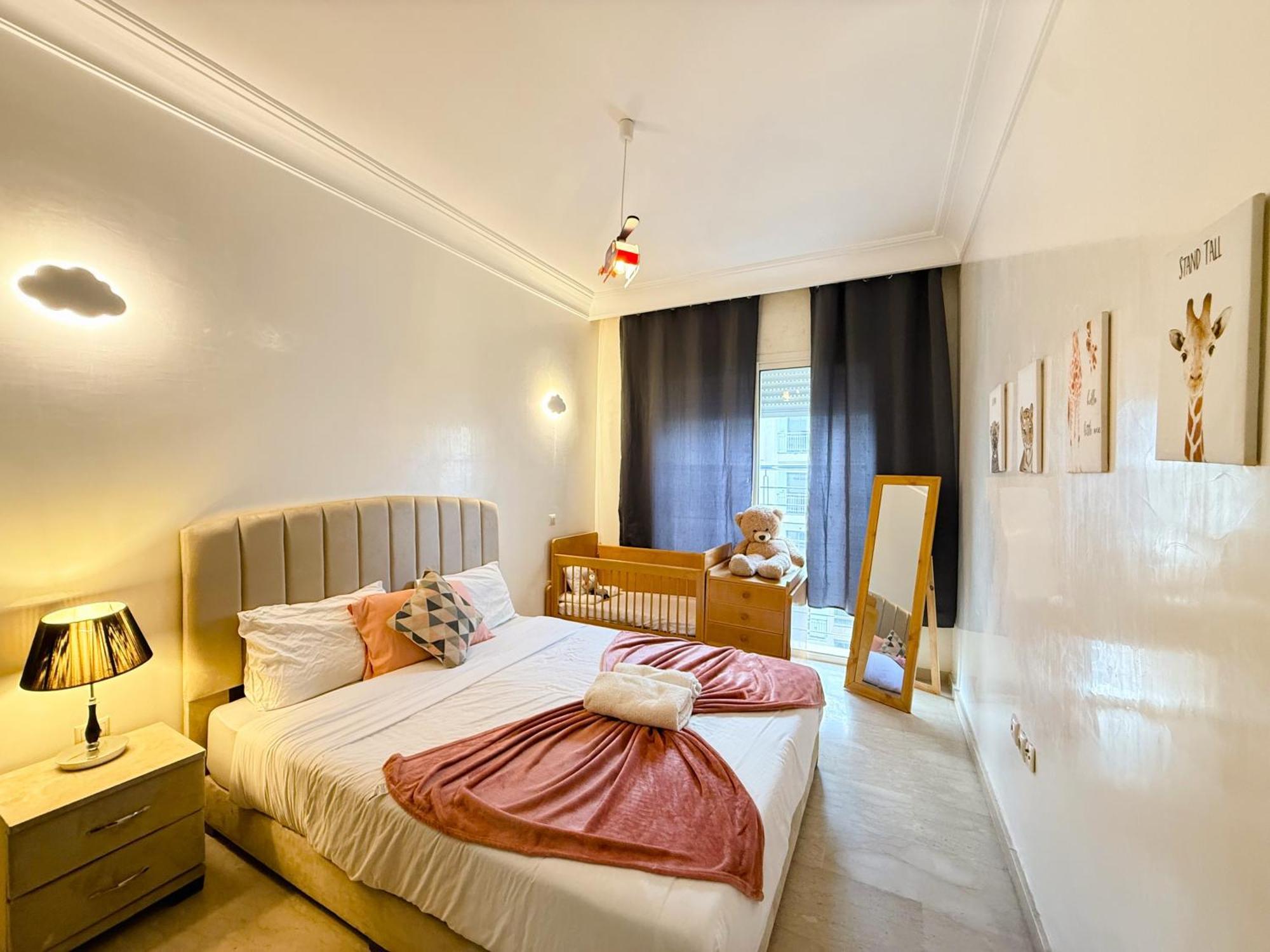 קזבלנקה Cosy Greeny 3 Bdr - Downtown Near Oasis Train And Tramway מראה חיצוני תמונה
