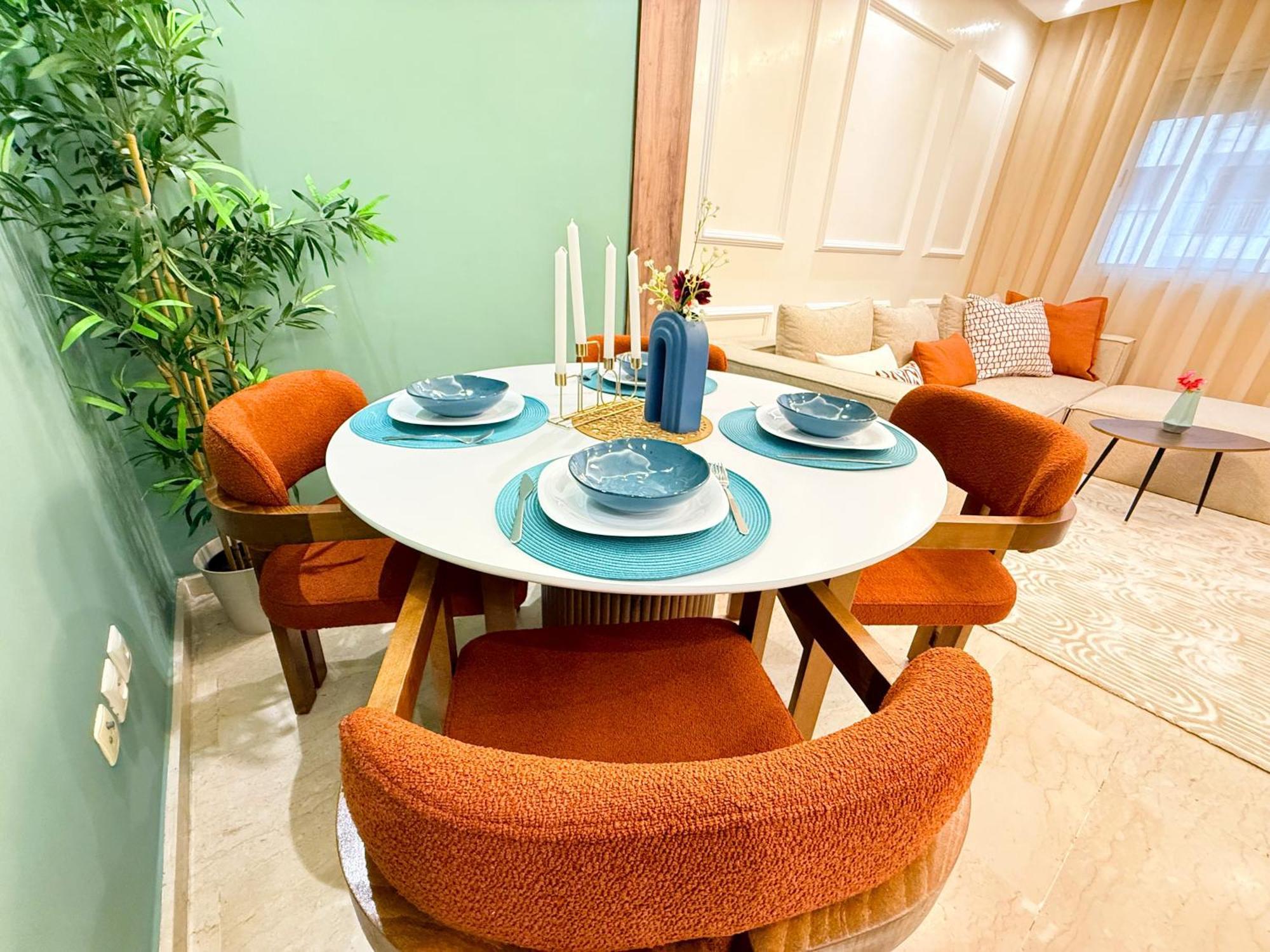 קזבלנקה Cosy Greeny 3 Bdr - Downtown Near Oasis Train And Tramway מראה חיצוני תמונה