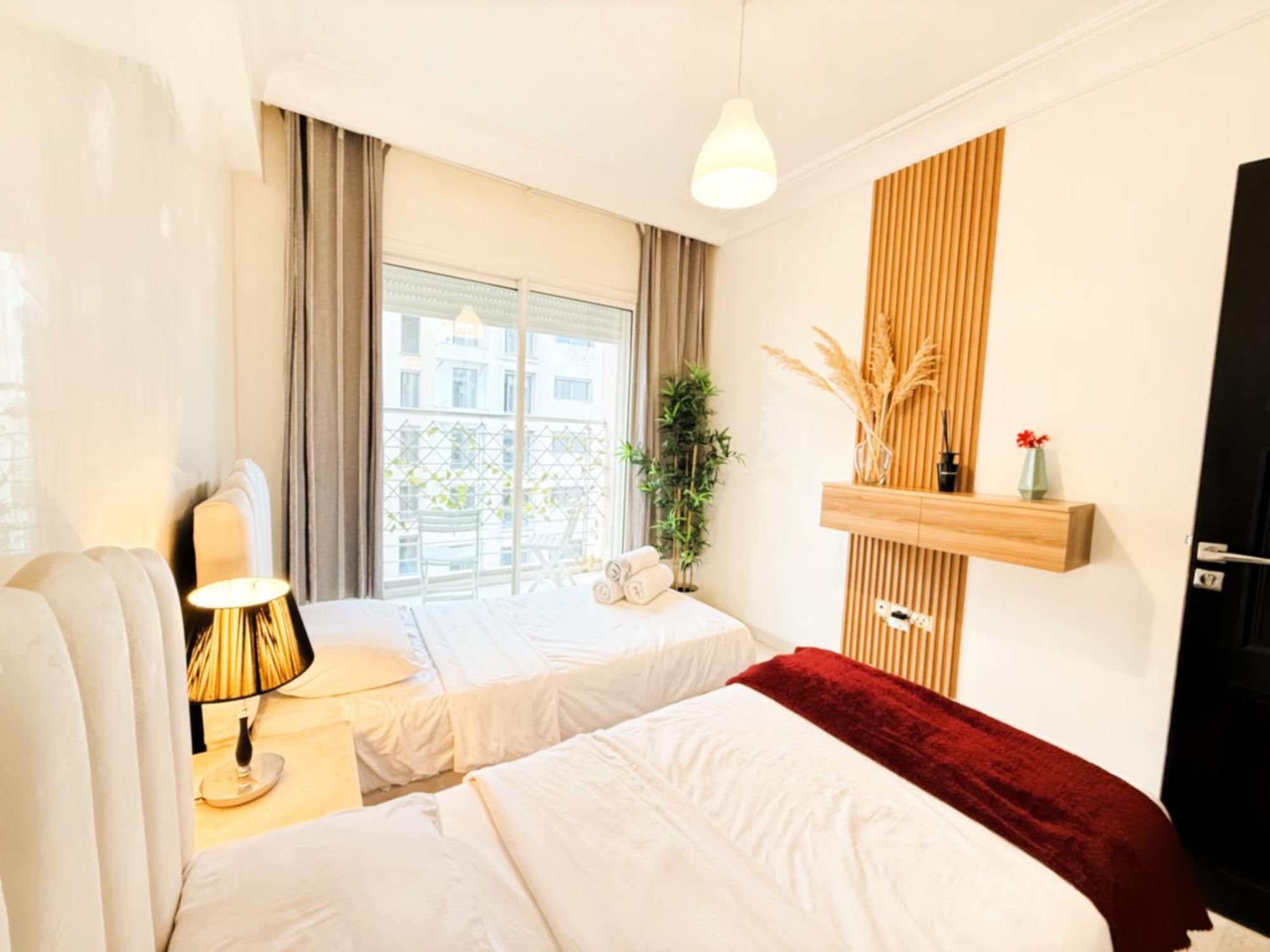 קזבלנקה Cosy Greeny 3 Bdr - Downtown Near Oasis Train And Tramway מראה חיצוני תמונה