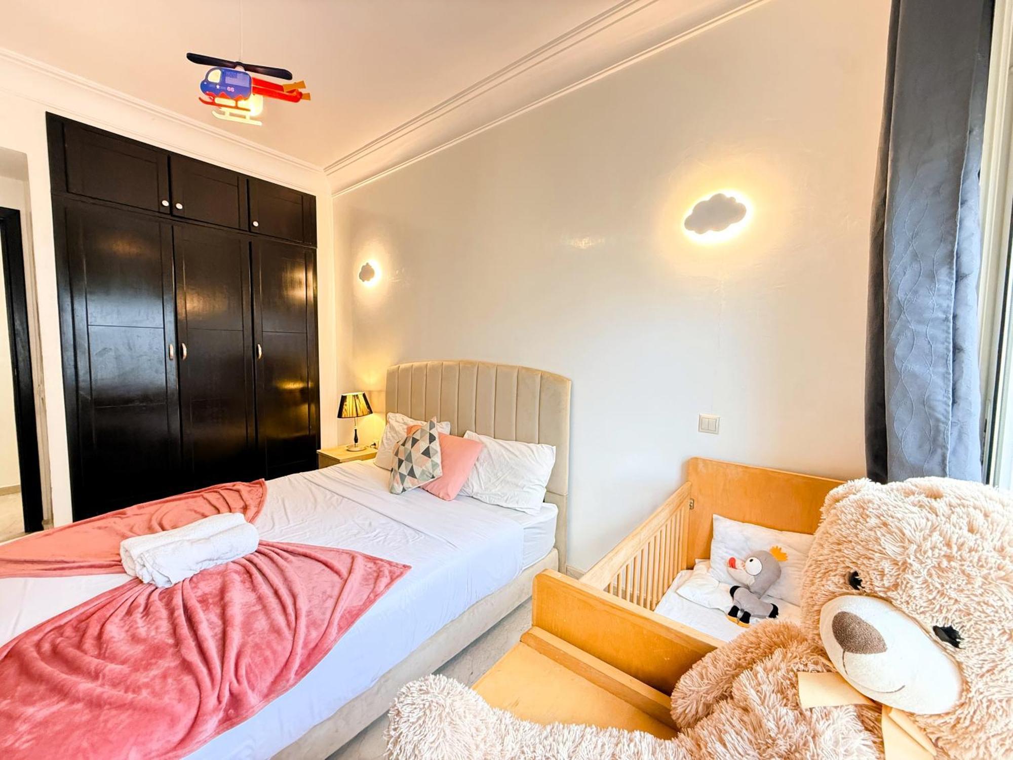 קזבלנקה Cosy Greeny 3 Bdr - Downtown Near Oasis Train And Tramway מראה חיצוני תמונה