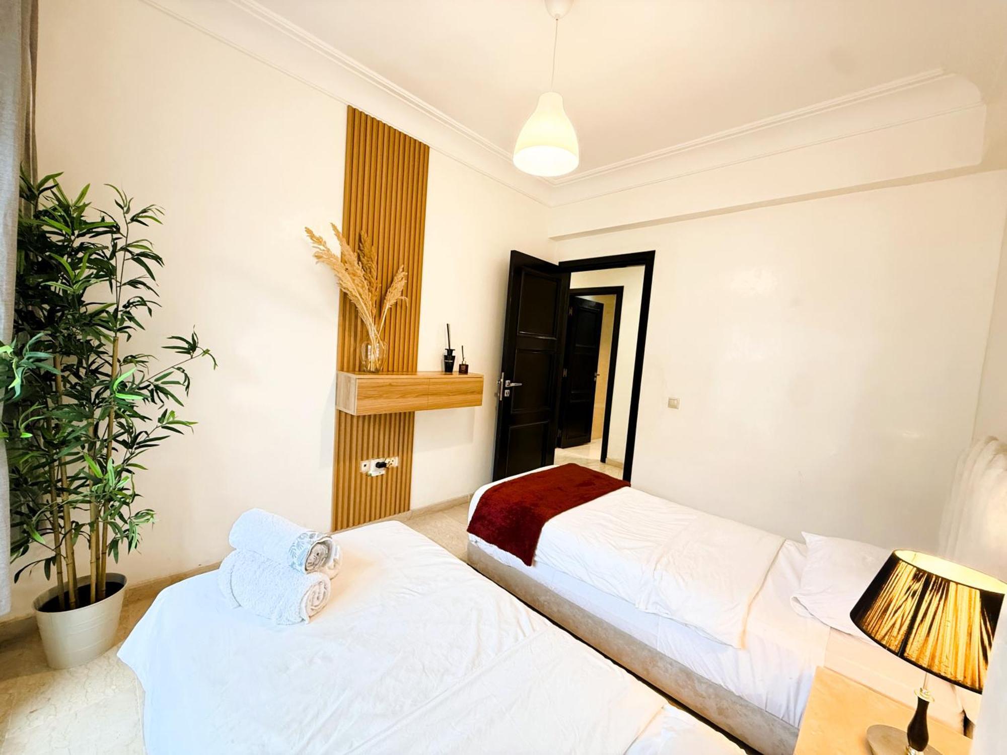 קזבלנקה Cosy Greeny 3 Bdr - Downtown Near Oasis Train And Tramway מראה חיצוני תמונה
