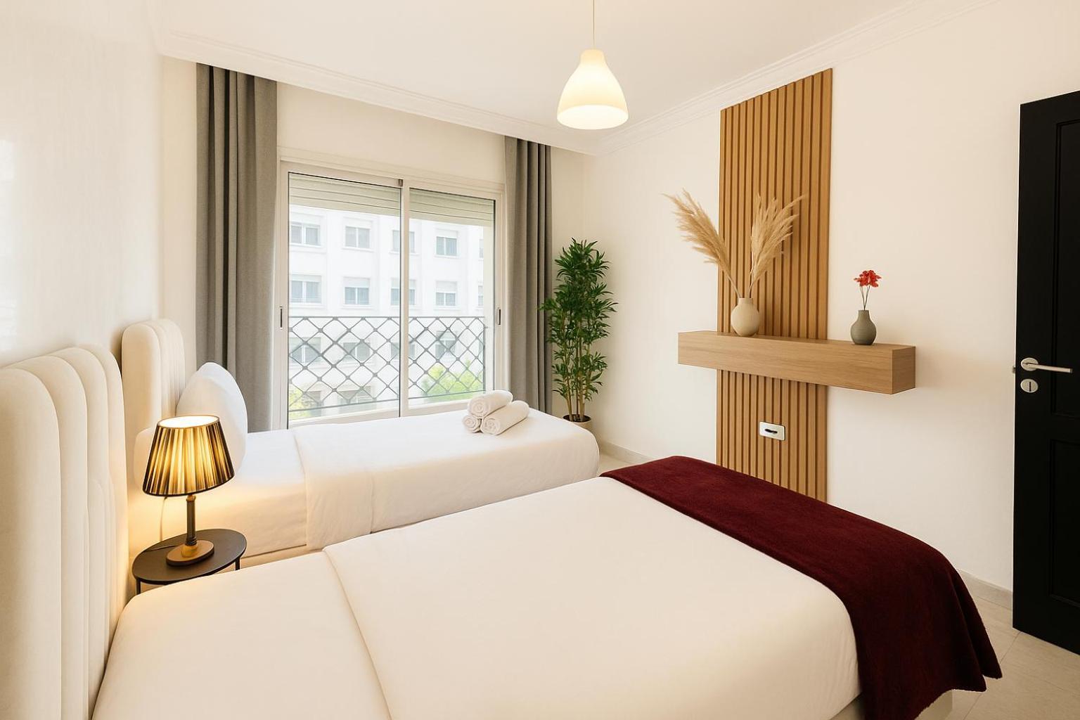 קזבלנקה Cosy Greeny 3 Bdr - Downtown Near Oasis Train And Tramway מראה חיצוני תמונה